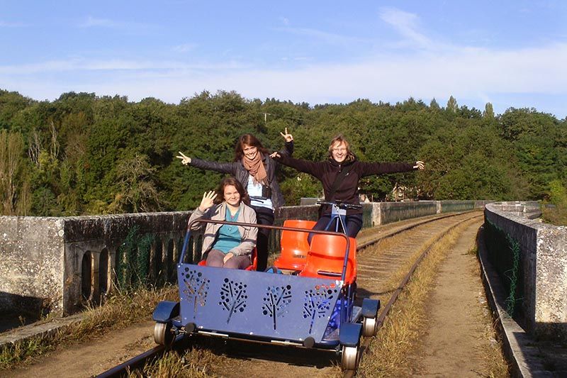 Velorail in Chauvigny